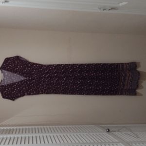 Unknown brand Bohemian casual jumpsuit size medium burgundy in color